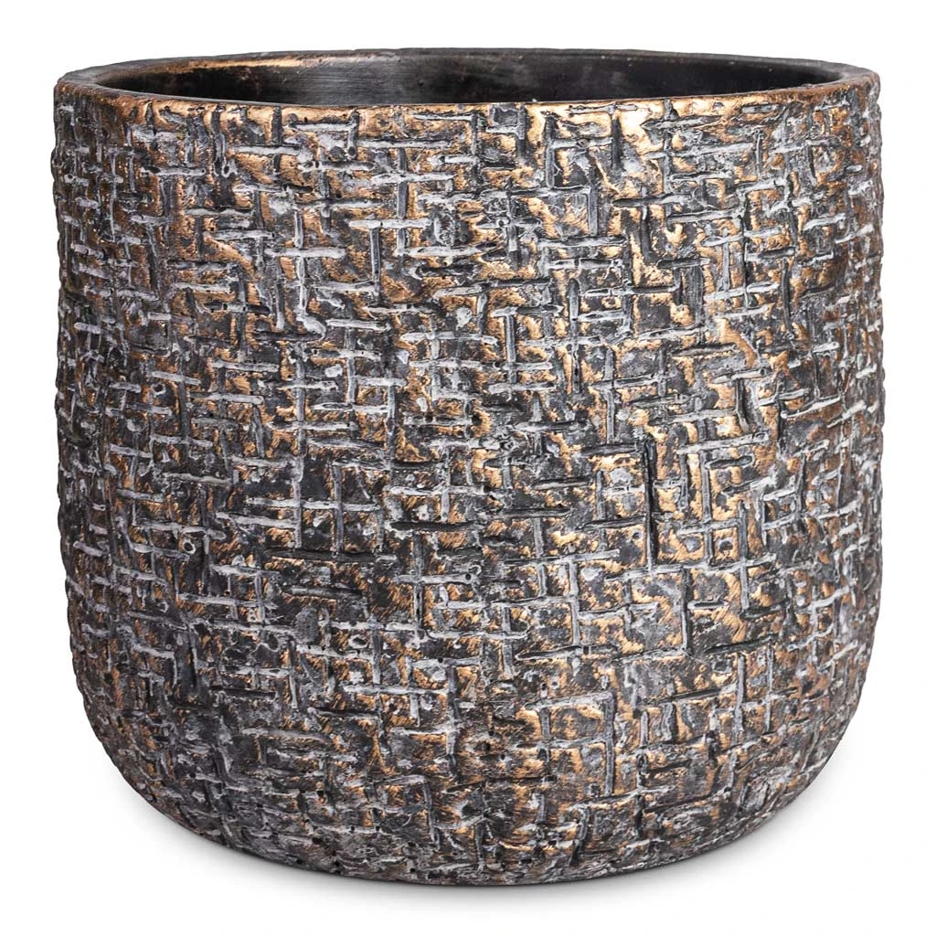 Maxim Plant Pot - Shiny Earth 12 Maxim Plant Pot - Shiny Earth - Image 10