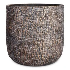 Maxim Plant Pot - Shiny Earth 19 Maxim Plant Pot - Shiny Earth -Hortology Plants Shop Maxim Plant Pot Shiny Earth 24x22cm