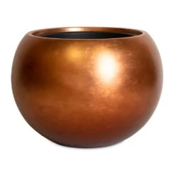 Metallic Globe Plant Pot - Matt Copper 12 Metallic Globe Plant Pot - Matt Copper -Hortology Plants Shop Metallic Globe Plant Pot Matt Copper 50x37cm