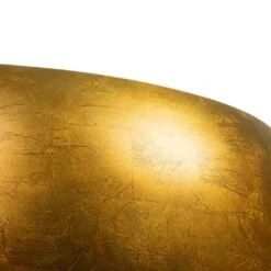 Metallic Globe Plant Pot - Matt Honey -Hortology Plants Shop Metallic Globe Plant Pot Matt Honey DETAILS 3