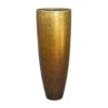 Metallic Partner Planter - Matt Honey -Hortology Plants Shop Metallic Partner Planter Matt Honey 34x90cm