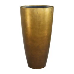 Metallic Partner Planter - Matt Honey 10 Metallic Partner Planter - Matt Honey -Hortology Plants Shop Metallic Partner Planter Matt Honey 40x75cm