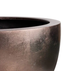 Metallic Plant Bowl - Matt Coffee -Hortology Plants Shop Metallic Plant Bowl Matt Coffee SWATCH 2