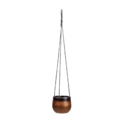 Mya Hanging Planter - Shiny Mocha 14 Mya Hanging Planter - Shiny Mocha -Hortology Plants Shop Mya Hanging Planter Shiny Mocha 15x13cm