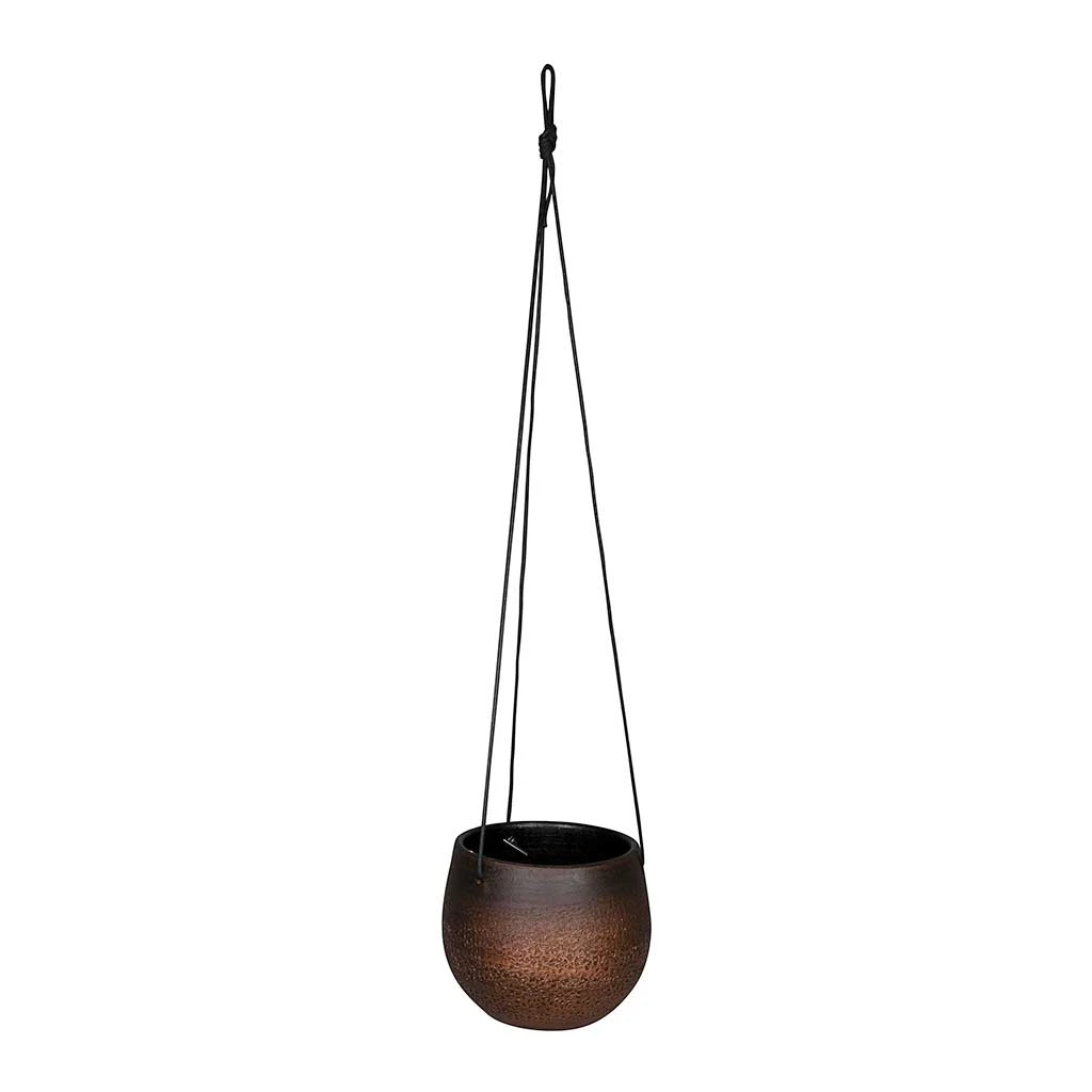 Mya Hanging Planter - Shiny Mocha 8 Mya Hanging Planter - Shiny Mocha - Image 6