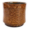 Nolan Plant Pot - Caramel -Hortology Plants Shop Nolan Plant Pot Caramel 19x17cm