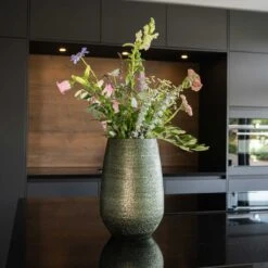 Noor Plant Vase - Velvet Green 15 Noor Plant Vase - Velvet Green -Hortology Plants Shop Noor Plant Vase Velvet Green 5