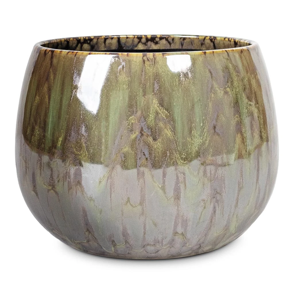 Odile Plant Pot - Green 3 Odile Plant Pot - Green