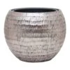 Opus Hammered Globe Planter - Silver 2 Opus Hammered Globe Planter - Silver -Hortology Plants Shop Opus Hammered Globe Planter Silver