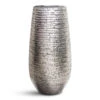 Opus Hammered Tall Darcy Planter - Silver 1 Opus Hammered Tall Darcy Planter - Silver -Hortology Plants Shop Opus Hammered Tall Darcy Planter Silver 46x100cm