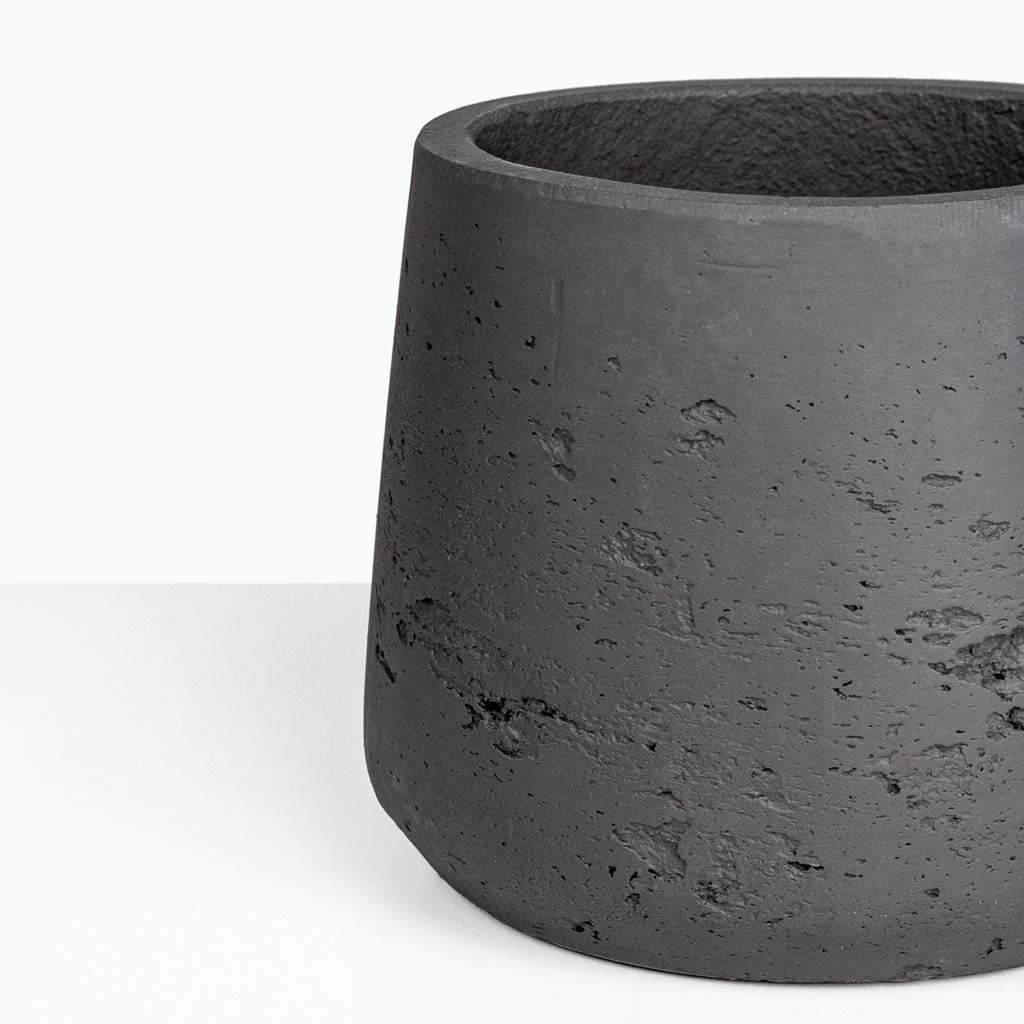 Patt Plant Pot - Black Washed 13 Patt Plant Pot - Black Washed - Image 11