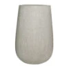 Patt High Ridged Planter - Cement -Hortology Plants Shop Patt High Plant Vase Ridged Cement 44x66cm