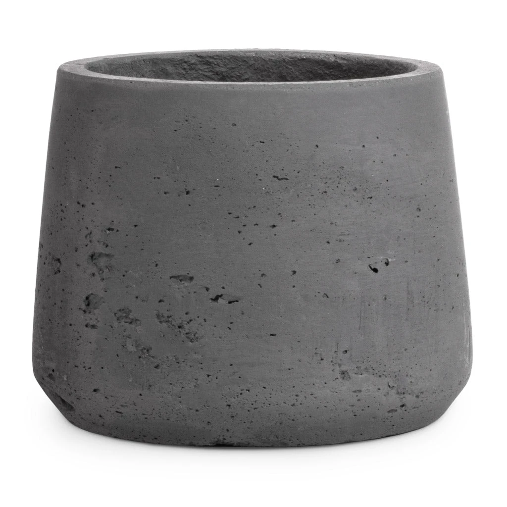 Patt Plant Pot - Black Washed 3 Patt Plant Pot - Black Washed