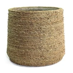 Patt Plant Pot - Straw Grass -Hortology Plants Shop Patt Plant Pot Straw Grass 35cm