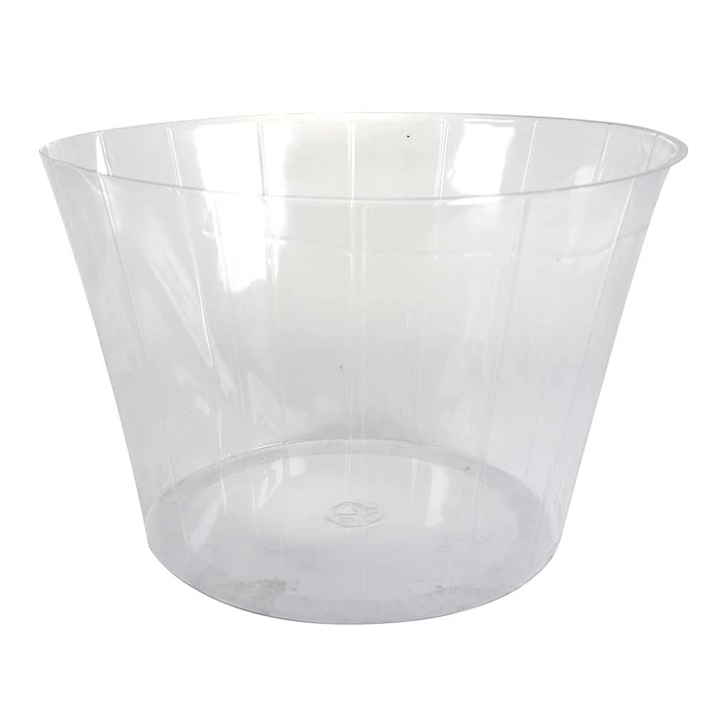 Plant Pot Inlay Liner - Clear - 32 X 24cm 3 Plant Pot Inlay Liner - Clear - 32 X 24cm