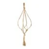 Plant Pot Knotted Macrame Hanging Rope - Jute - 160cm -Hortology Plants Shop Plant Pot Knotted Macrame Hanging Rope Jute Long