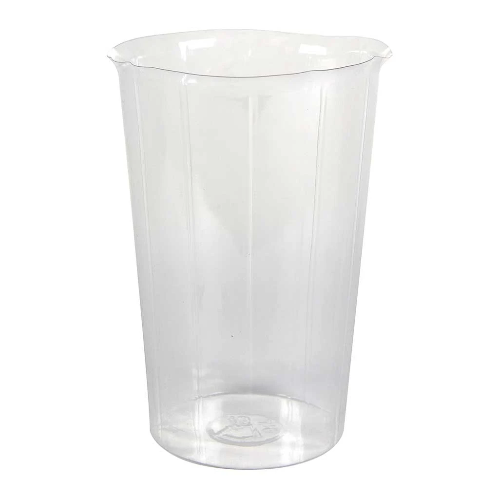 Plant Vase Inlay Liner - Clear - 15 X 22cm 3 Plant Vase Inlay Liner - Clear - 15 X 22cm