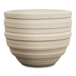 Polystone Coated Junar Planter - Natural -Hortology Plants Shop Polystone Coated Junar Planter Natural 55x44cm
