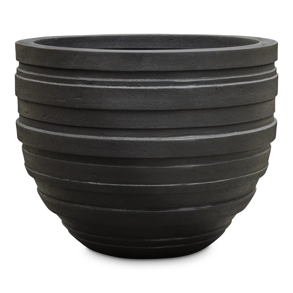 Polystone Coated Junar Planter - Smoke 5 Polystone Coated Junar Planter - Smoke - Image 3