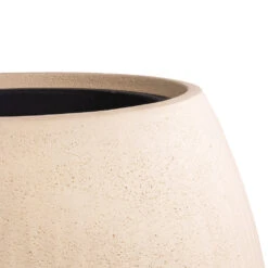 Polystone Coated Plain Balloon Planter - Natural -Hortology Plants Shop Polystone Coated Plain Balloon Planter Natural 52x68cm 2