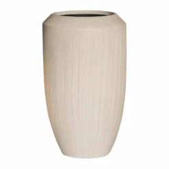 Polystone Coated Plain Coppa Planter - Natural -Hortology Plants Shop Polystone Coated Plain Coppa Planter Natural 48x80cm