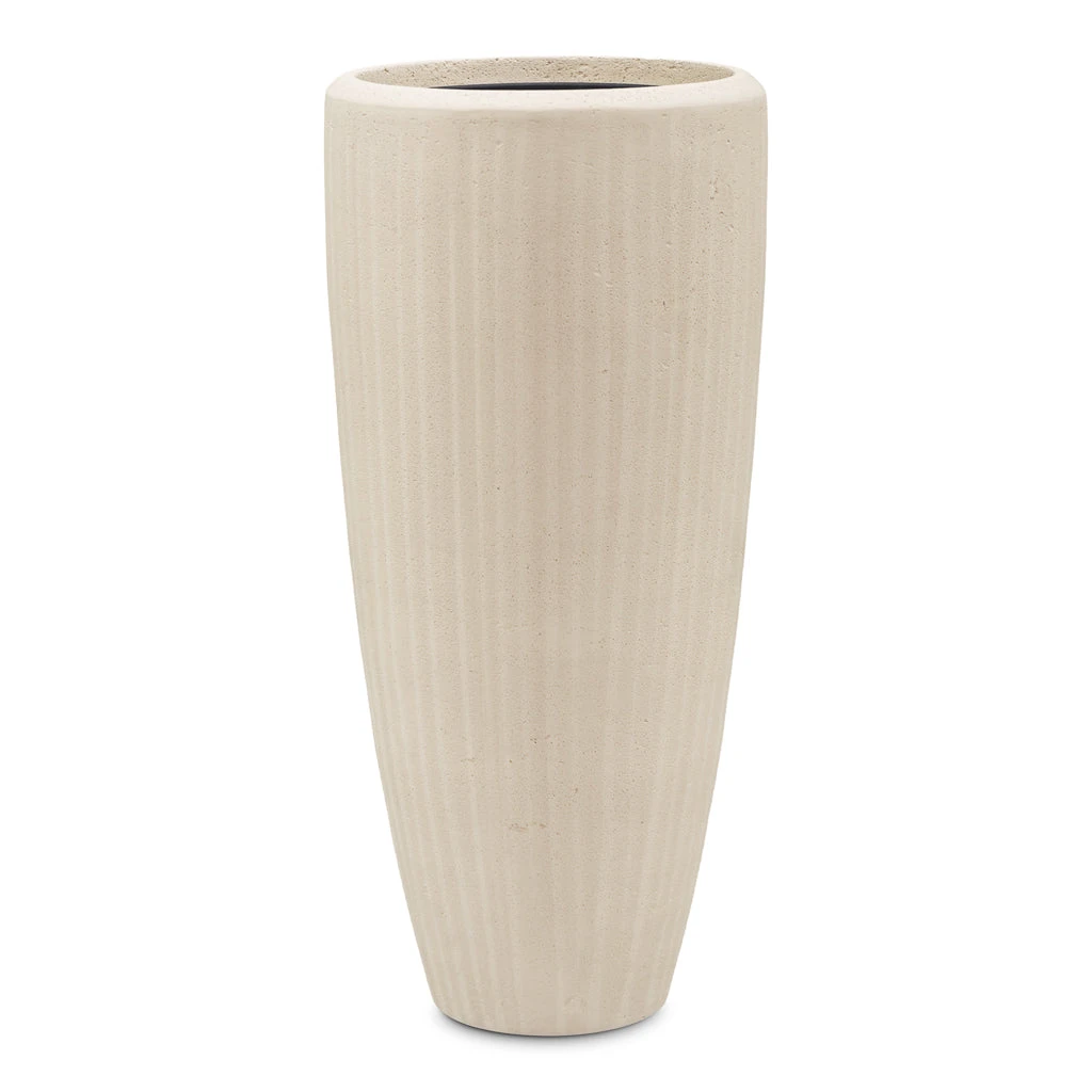 Polystone Plain Partner Planter - Natural 3 Polystone Plain Partner Planter - Natural