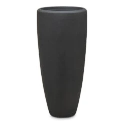 Polystone Plain Partner Planter - Smoke