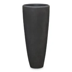 Polystone Plain Partner Planter - Smoke -Hortology Plants Shop Polystone Plain Partner Planter Smoke 50x120cm