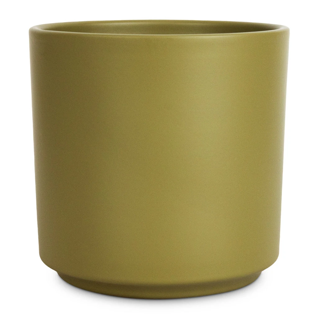 Prague Plant Pot - Olive 3 Prague Plant Pot - Olive