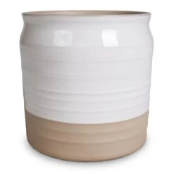 Puro Ripple Plant Pot - White 12 Puro Ripple Plant Pot - White -Hortology Plants Shop Puro Ripple Plant Pot White 21x19cm 2