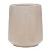 Raindrop Tube High Round Planter - Stone 1 Raindrop Tube High Round Planter - Stone -Hortology Plants Shop Raindrop Tube High Round Planter Stone 37x42cm