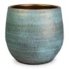 Ryan Plant Pot - Blue Gold -Hortology Plants Shop Ryan Plant Pot Blue Gold 31x28cm