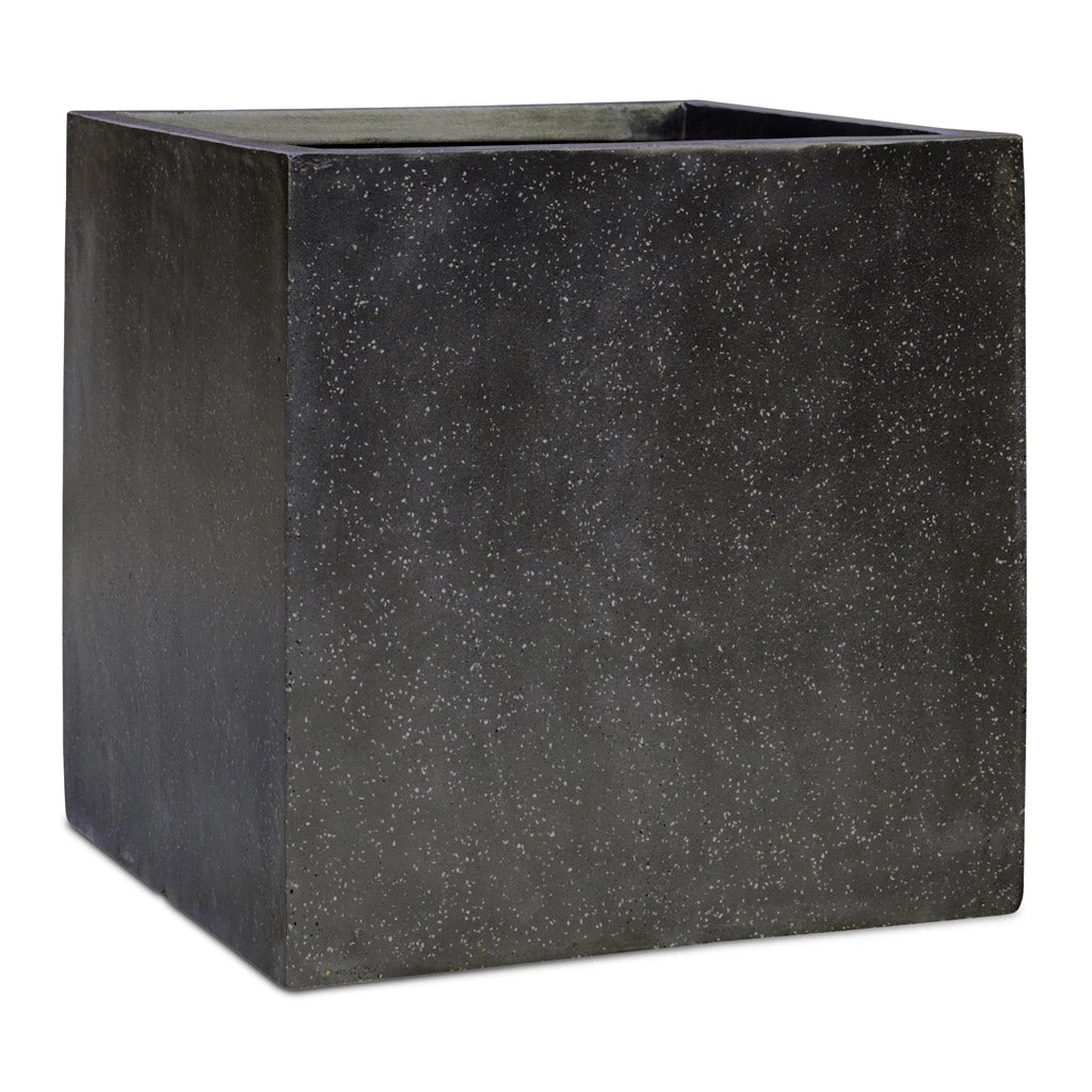 Terrazzo Cube Planter - Black 4 Terrazzo Cube Planter - Black - Image 2