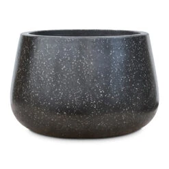 Terrazzo Darcy Planter - Black 21 Terrazzo Darcy Planter - Black -Hortology Plants Shop Terrazzo Darcy Planter Black 37x32cm