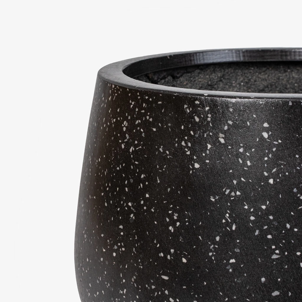 Terrazzo Darcy Planter - Black 4 Terrazzo Darcy Planter - Black - Image 2