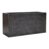 Terrazzo Trough Planter - Black -Hortology Plants Shop Terrazzo Trough Planter Black 60x20x30cm