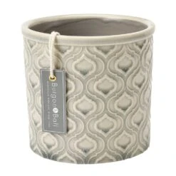 Venetian Plant Pot - Grey -Hortology Plants Shop Venetian Plant Pot Grey Small