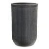 Vertical Rib Tall Planter - Anthracite