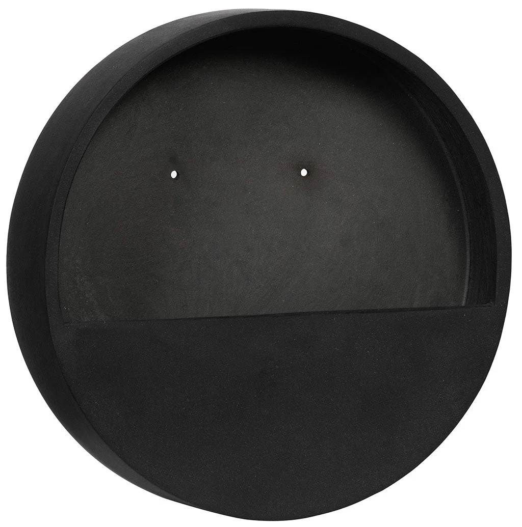 Wally Natural Wall Planter - Black 3 Wally Natural Wall Planter - Black