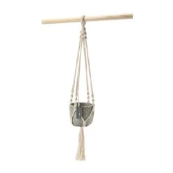 Macrame Hanging Plant Pot -Hortology Plants Shop hanging indoor plant pot macrame